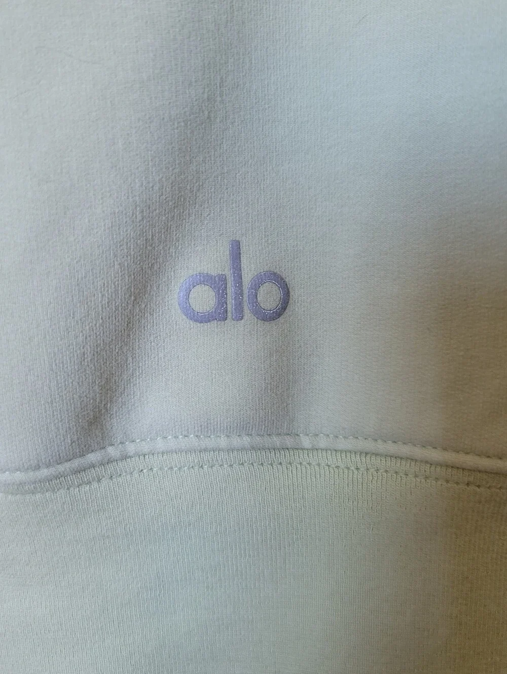 Alo Yoga Double Take Cropped Hoodie Sweatshirt S Iced Green Tea Matcha